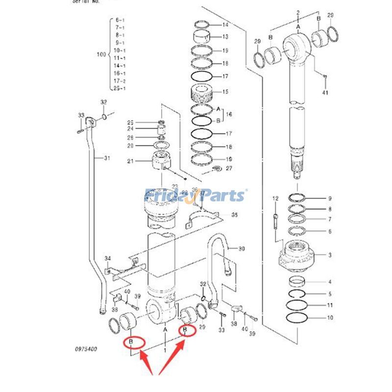  Arm Bushing 2454D 2954D 3754D For JOHN DEERE
