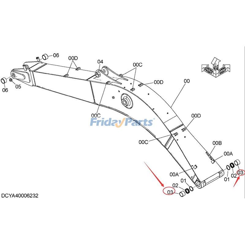 Boom Bushing for Excavator