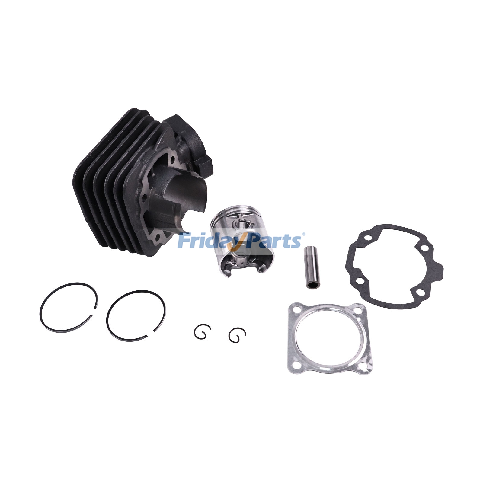 Kit de juntas de pistón de cilindro de 47mm para motor Yamaha Minarelli Scooter JOG50 de FridayParts