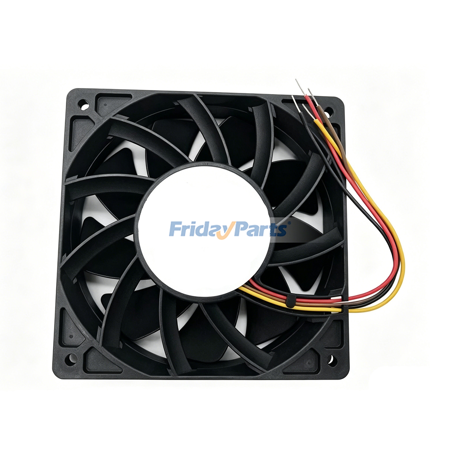 Ventilador de refrigeración de 4 cables, 48 ​​V, 0,42 A, de repuesto para Sany 9GV1248P4G041 Para SANY