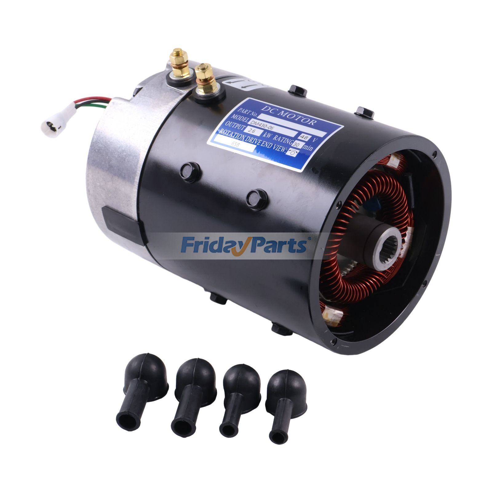 Motor eléctrico DM430-06 de 48 V y 2,6 kW para carrito de golf Yamaha
