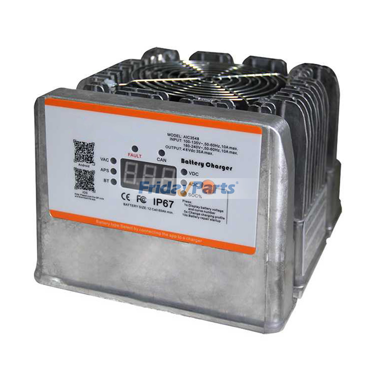 Chargeur de batterie 48 V 25 A 0400190 pour JLG E300AJP M600JP 3369LE 4069LE
