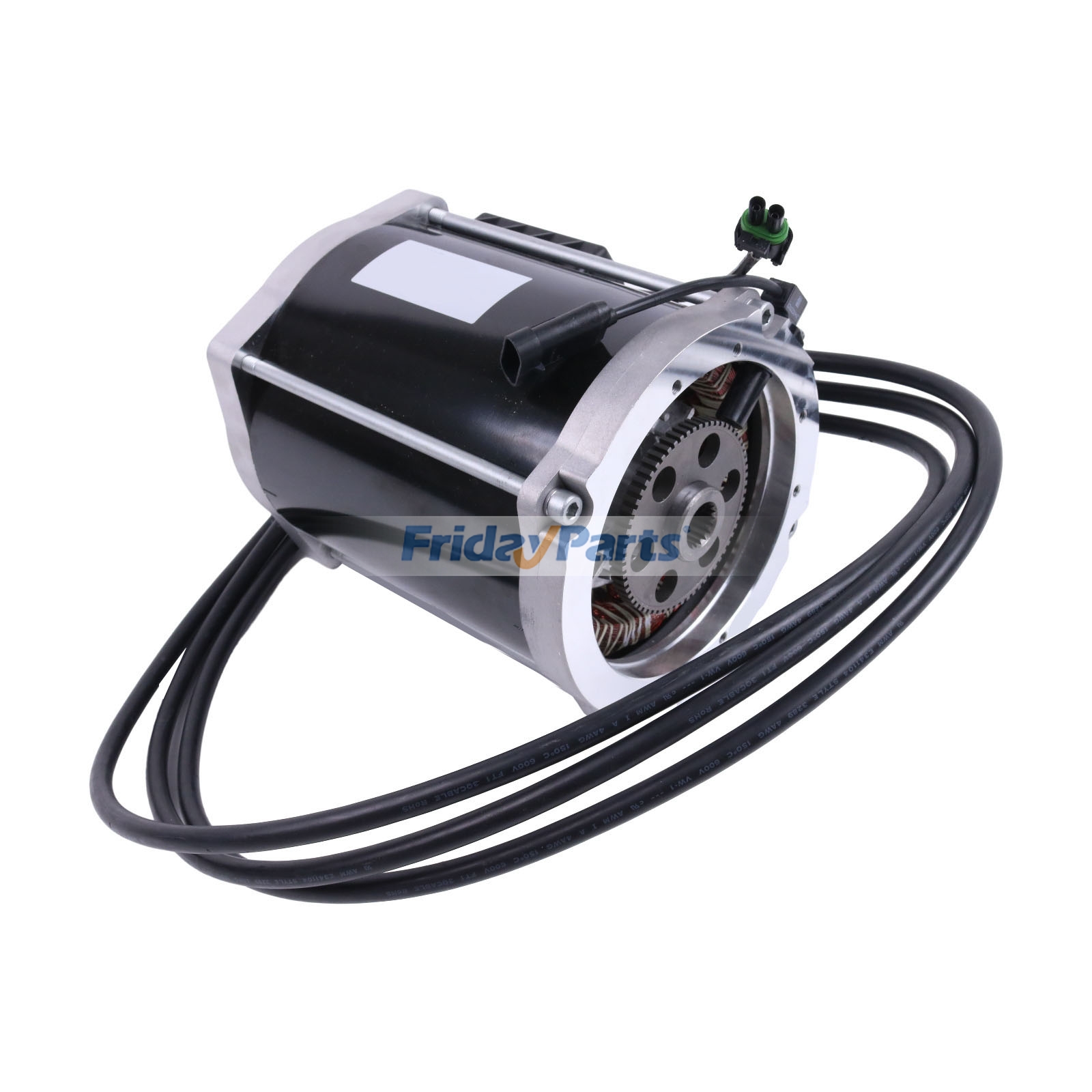 48V 3.3kW AC Drive Motor With Two Connector Plugs 601882 for EZGO Golf Cart