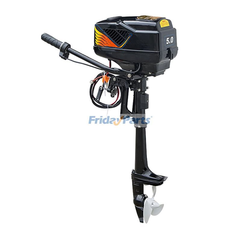 48V 5.0HP 1200W Heavy Duty Electric Brushless Motor With Tiller Control for Boat Outboard