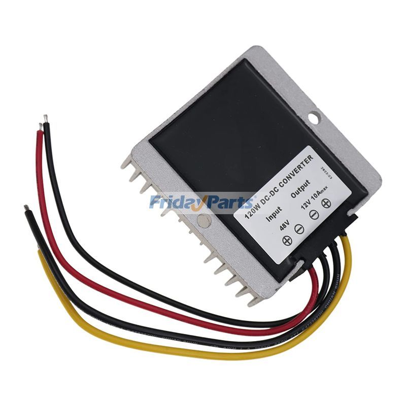 Convertisseur de tension DC/DC 48 V Réducteur de tension jusqu'à DC 12 V 10 A Étanche pourpour Voiturette de Golf