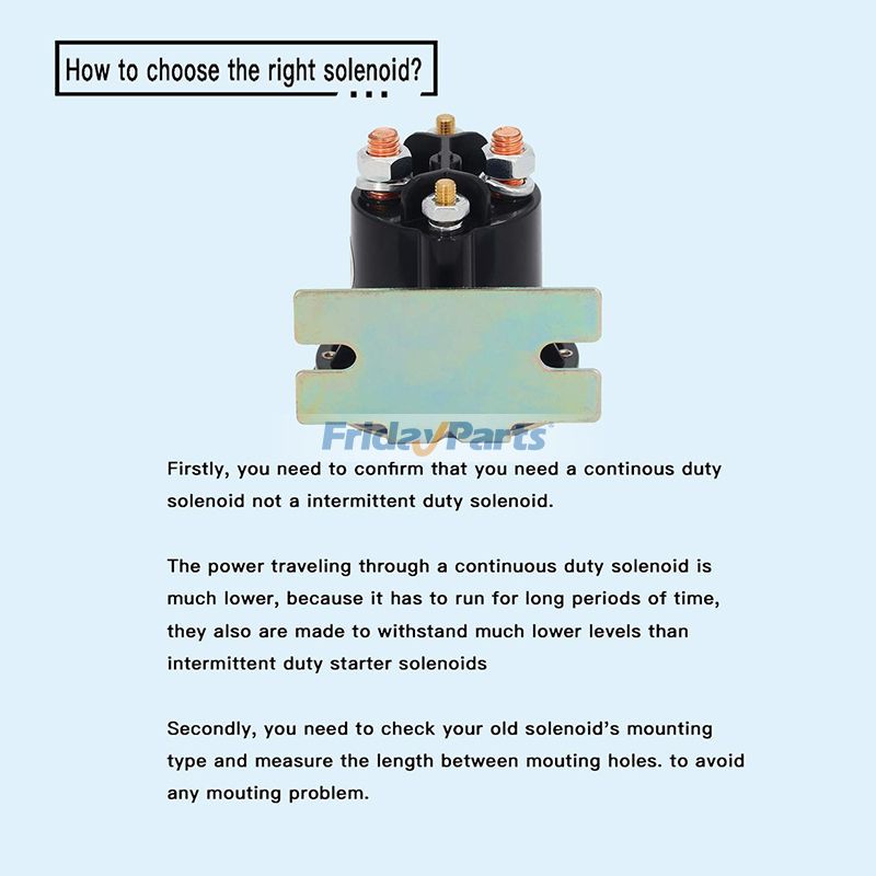 48V Solenoid Relay for EZGO 2010-Up & All MPT 800/1000 Trombetta in Stock in China,USA