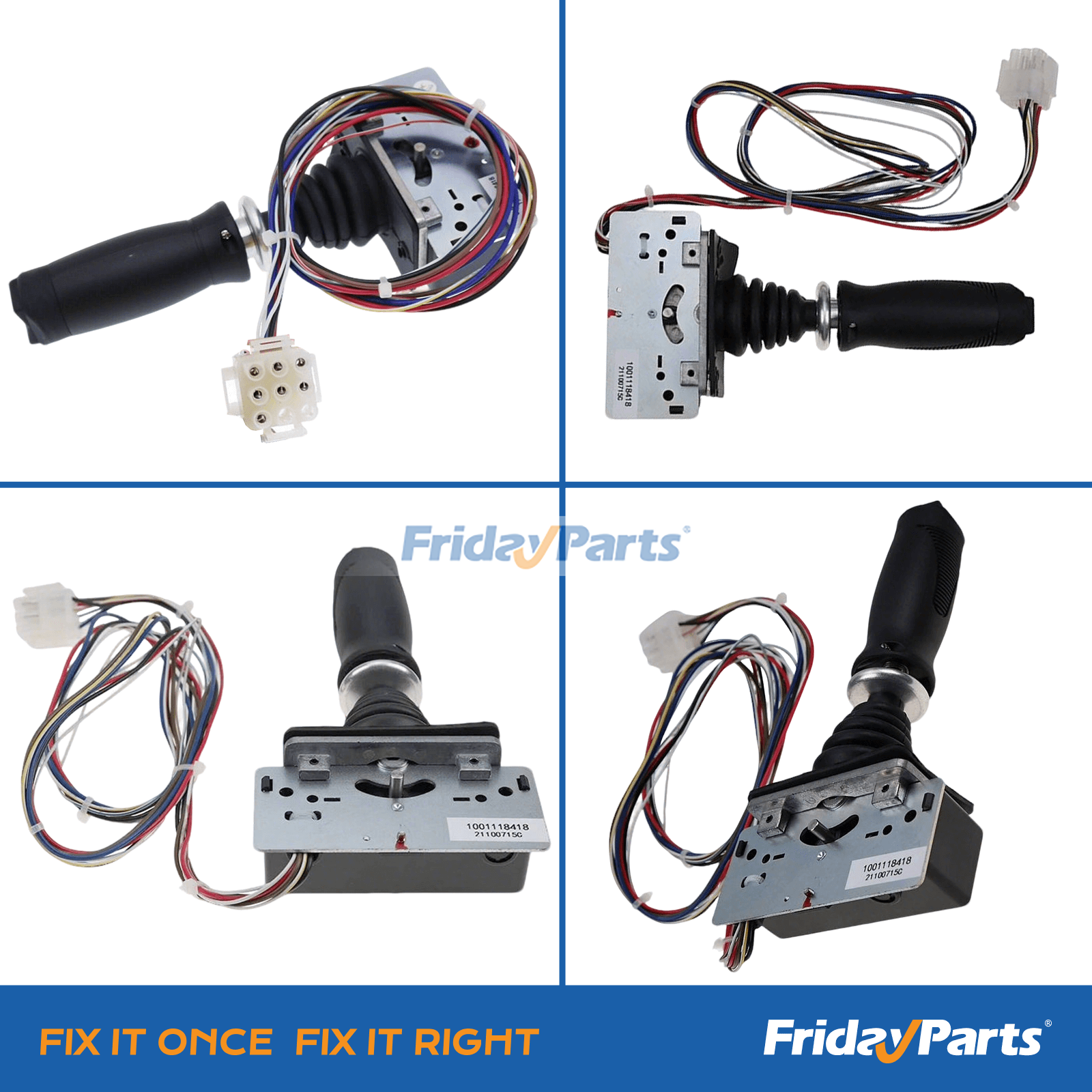Controlador de joystick de eixo único 1001118418 1001178132 para elevadores JLG E300AJ E300AJP E400A E450A E450AJ M400A FridayParts
