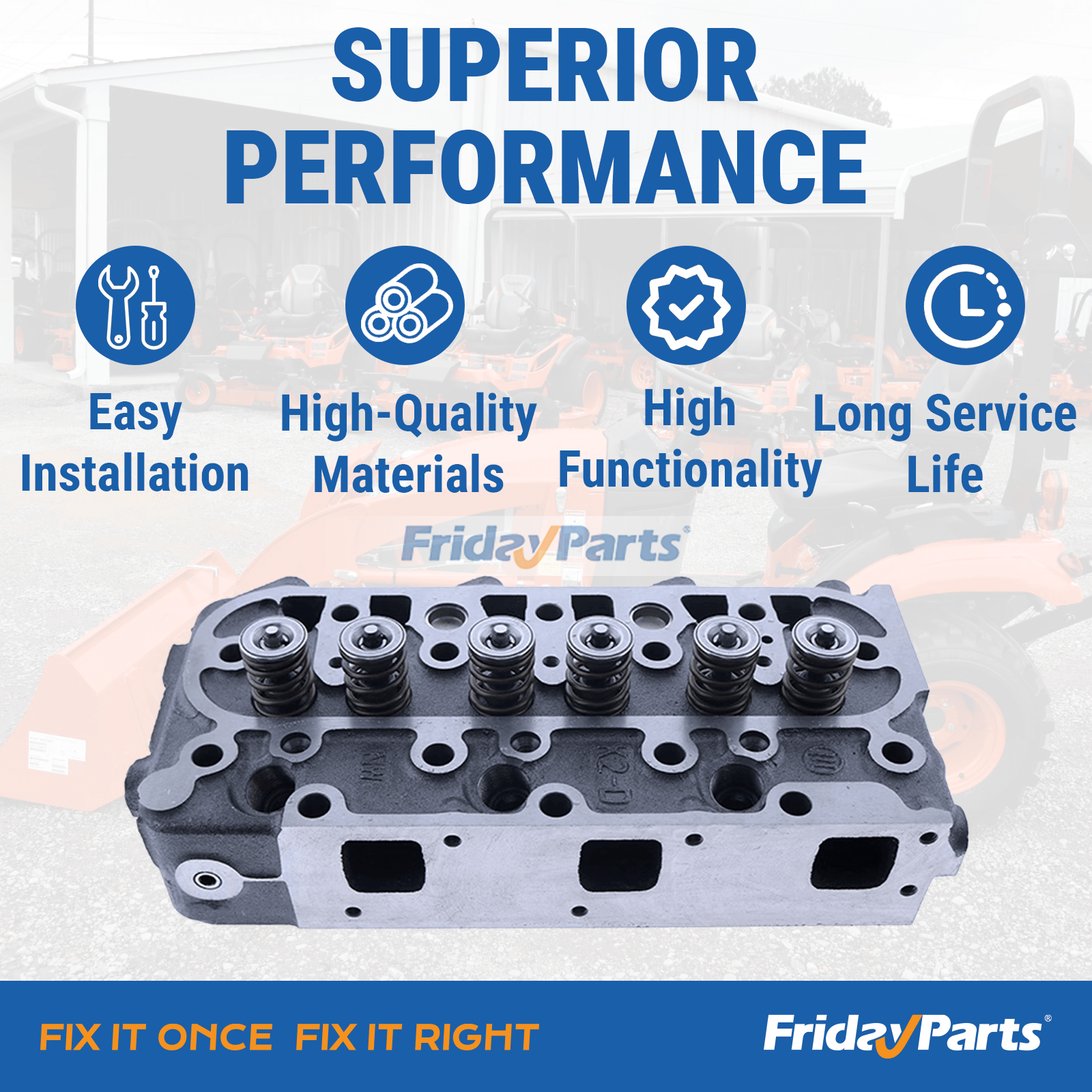 Complete Cylinder Head with Full Gasket Kit in Stock in China,USA,China Stock,United Kingdom