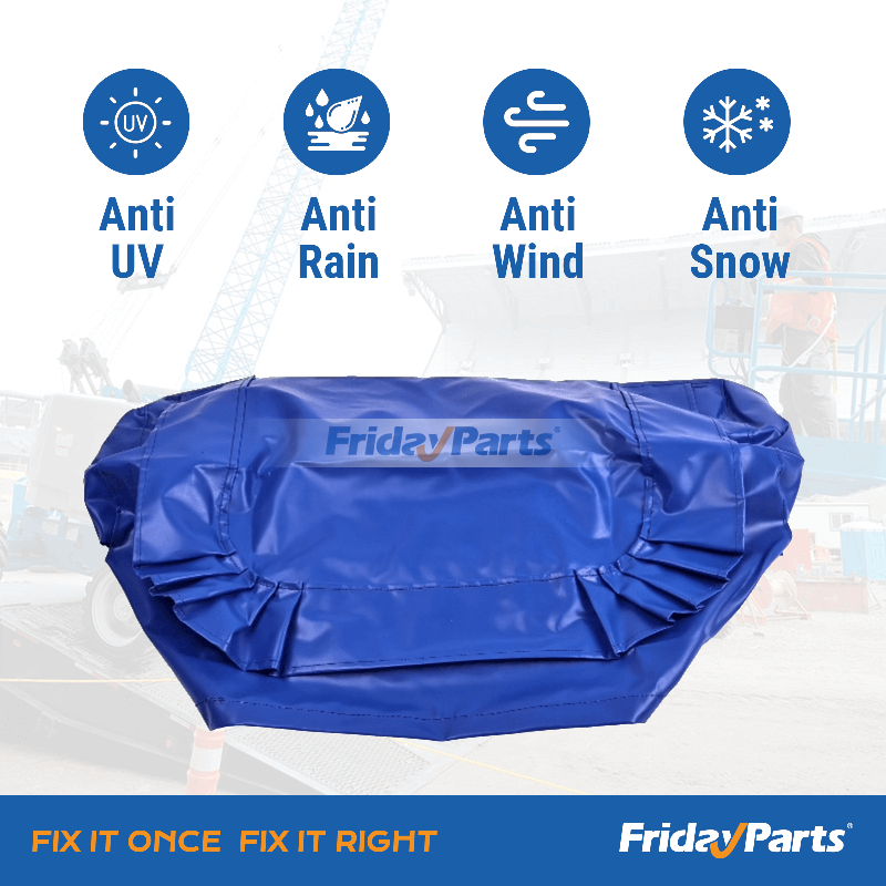 Blaue Abdeckung für den SteuerkastenFür Genie