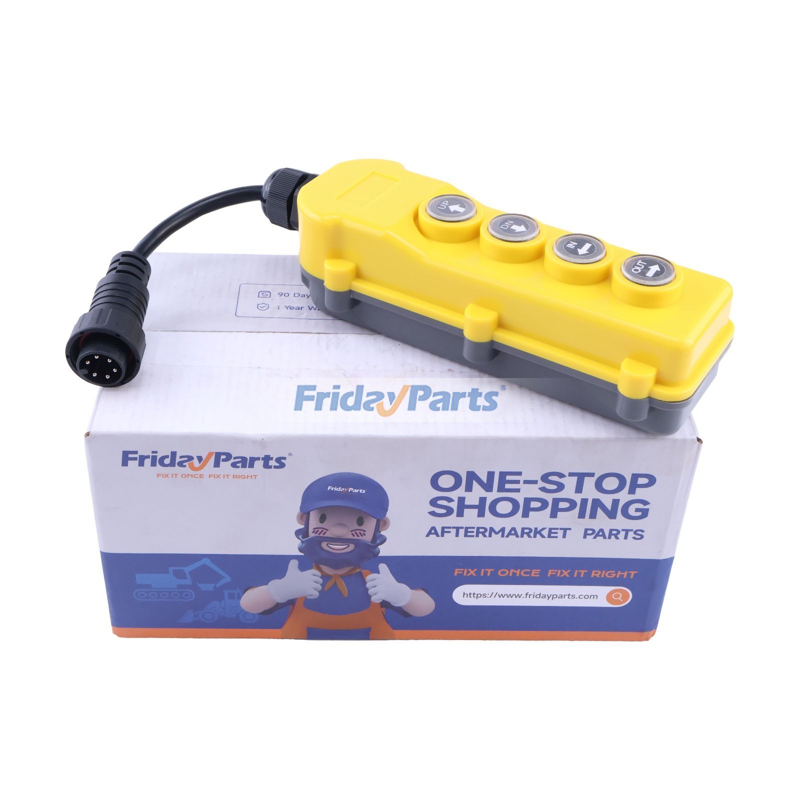 4 Button Pendant Controller 394-21 for Dual Double Acting Hydraulic Unit