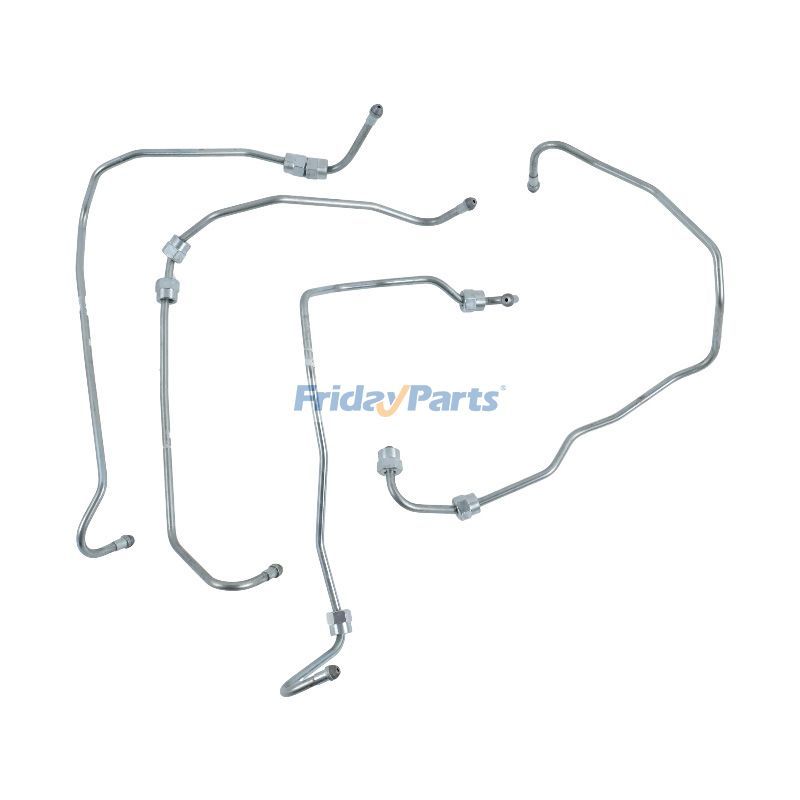 4 Pcs Fuel Supply Tube 3904204 3904205 3904206 3904207 for Cummins Engine 4B3.9 4BT3.9 4BTA3.9 Hyundai Excavator R130LC R130LC-3