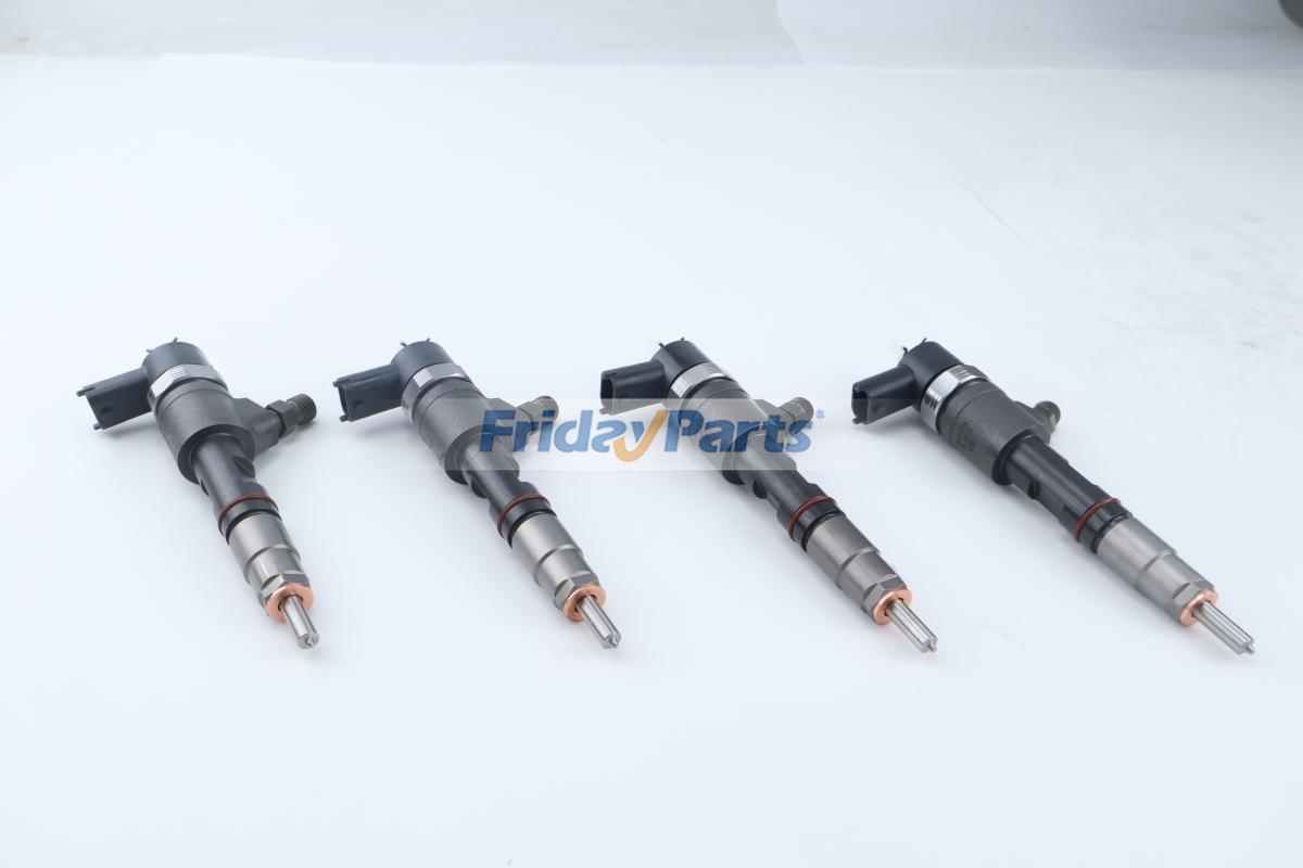 4 inyectores de combustible Bosch 0445110777 para motor Kubota V2403 D1803 KX040-4 1J801-53052 Para KUBOTA