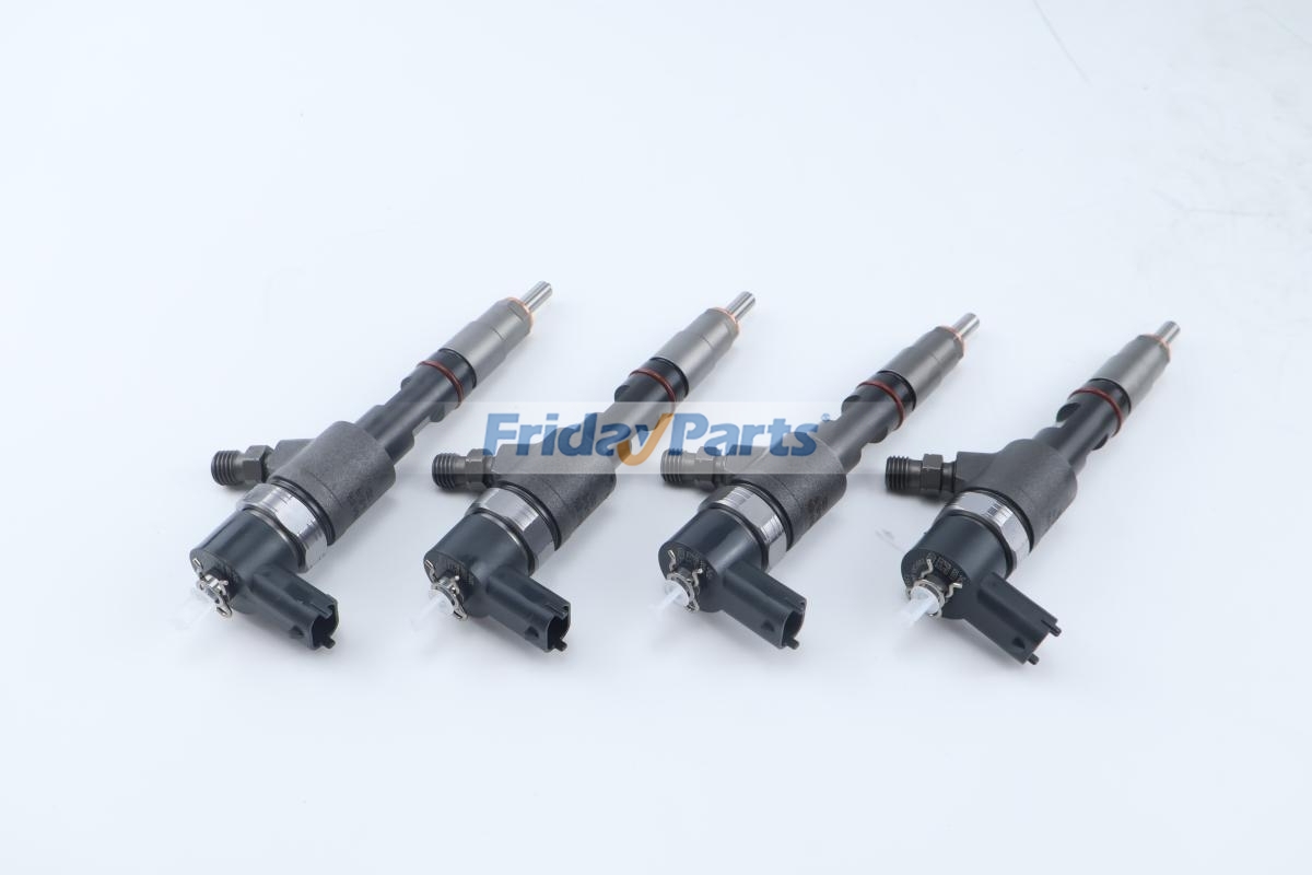 4 inyectores de combustible Bosch 0445110777 para motor Kubota V2403 D1803 KX040-4 1J801-53052