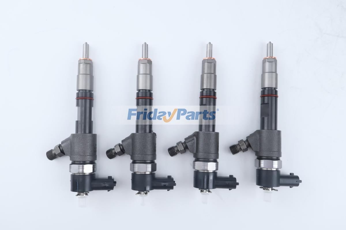 4 inyectores de combustible Bosch 0445110777 para motor Kubota V2403 D1803 KX040-4 1J801-53052 para Motor,Excavadora,Tractor Para KUBOTA FridayParts