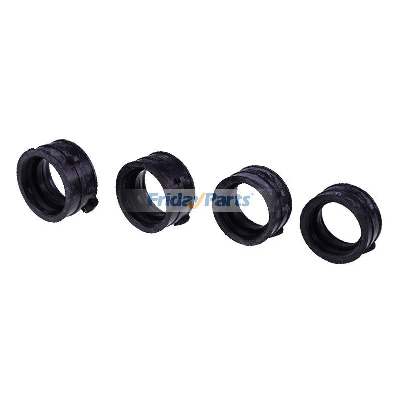 4 Pieces Carburetor Intake Manifold Boots 16211-MV9-670 for Honda Motorcycle 1991-1994 CBR600F F2