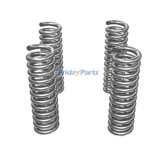 4 Pieces Coil Spring 160-6778 for Caterpillar CAT Engine C9 3126B 3116 3306 Loader 248B 267B 247B 236B2 252B2 226B2 252 232 262 Premium Quality with 3-Year Warranty