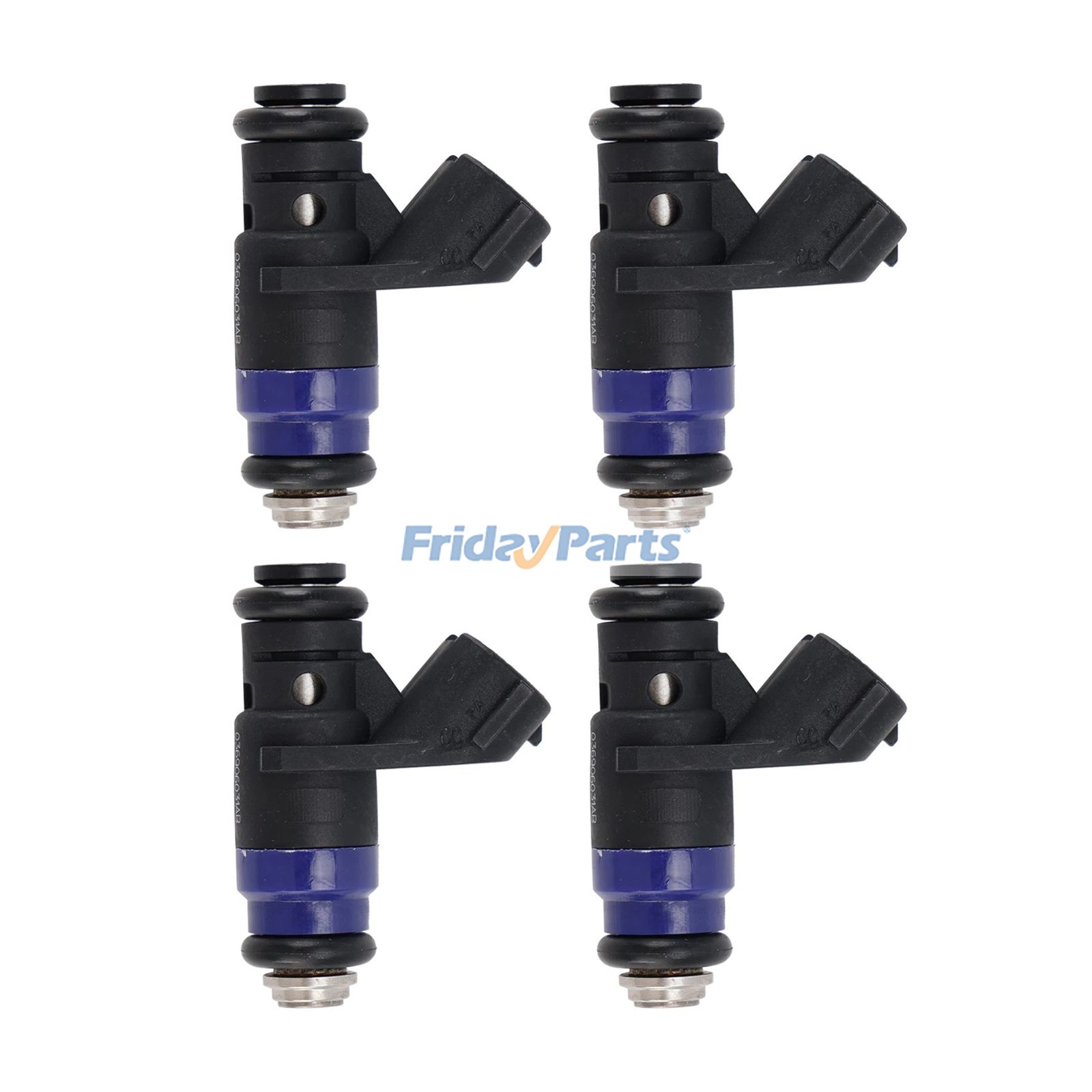 4 Stück Einspritzdüsen 036906031AB für Seat Ibiza III, Skoda Fabia III, Skoda Fabia, Volkswagen Polo 1.4 16V