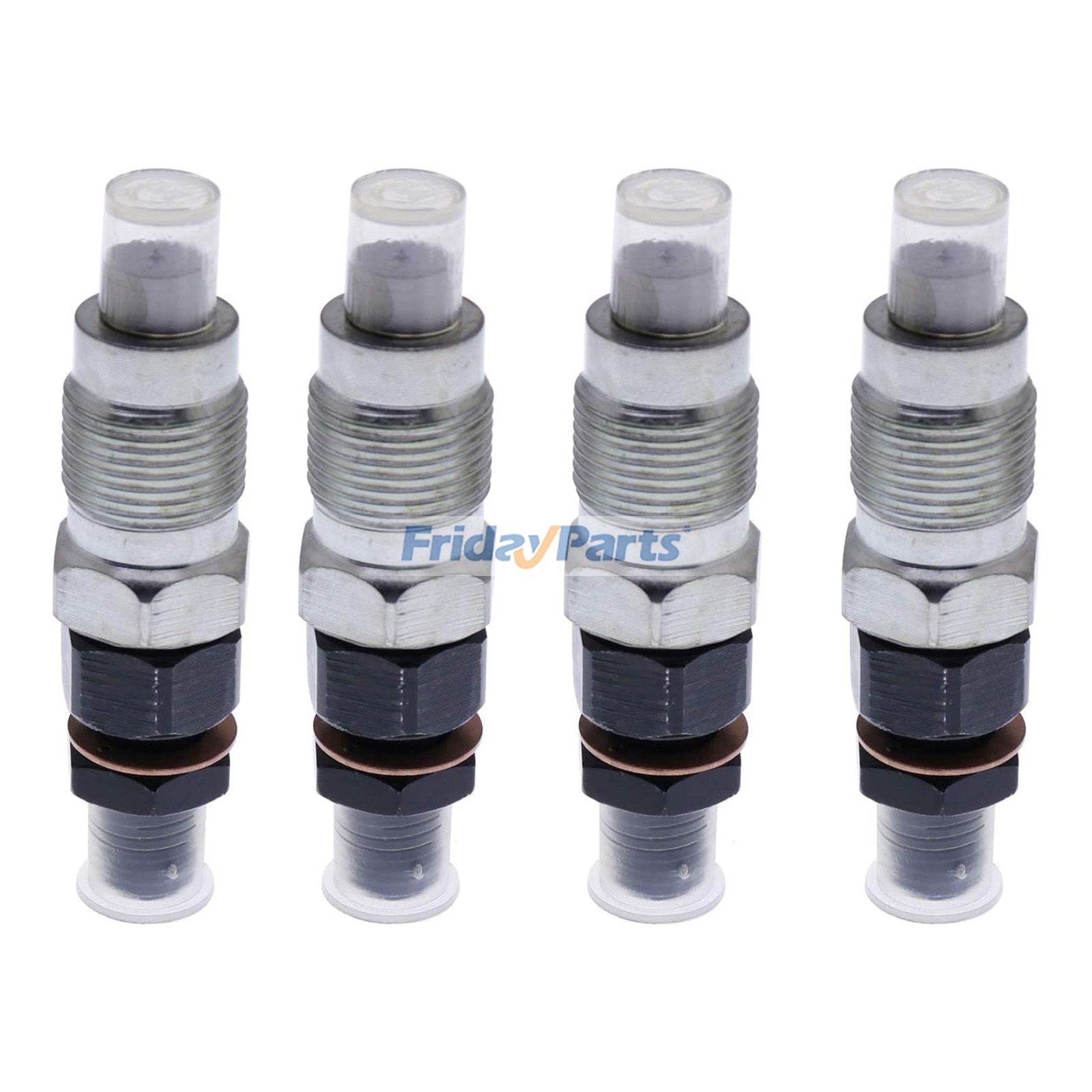 4 Pieces Fuel Injector 131406480 09350-07520 for Perkins Engine 804D-33T 402F-05 403C-07