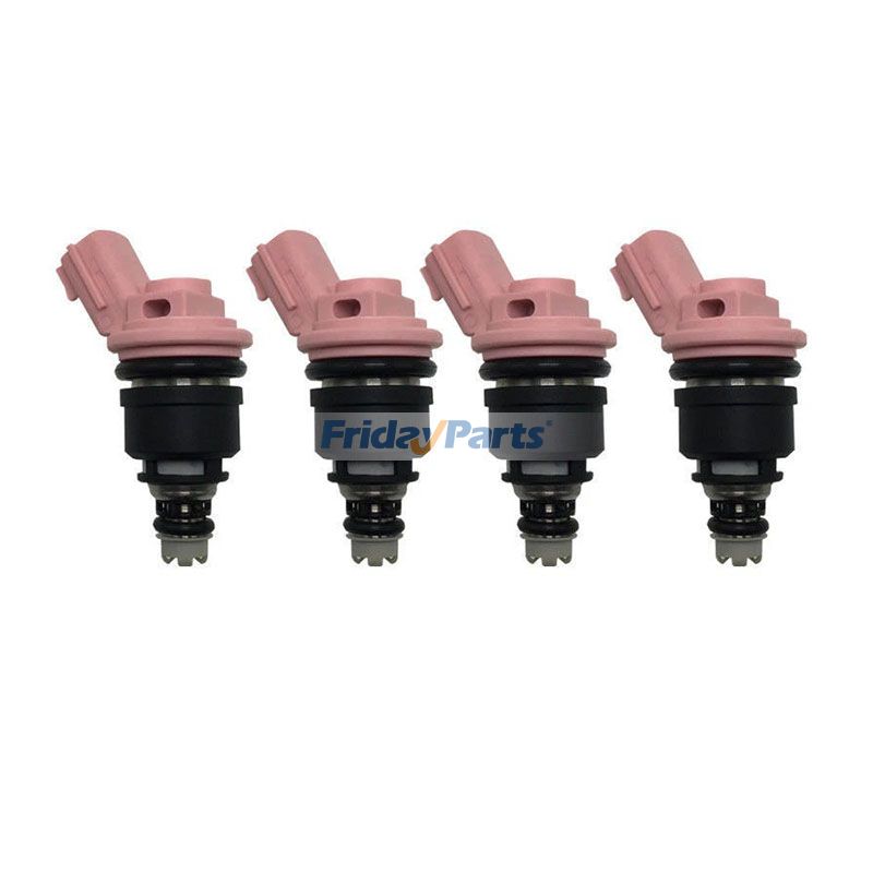 4 Pieces Fuel Injector 16600-57Y00 for Nissan Engine GA15DE GA16DE LD20 LD23 SR20DE Lucino Presea Vanette 200SX Sentra 1.6L