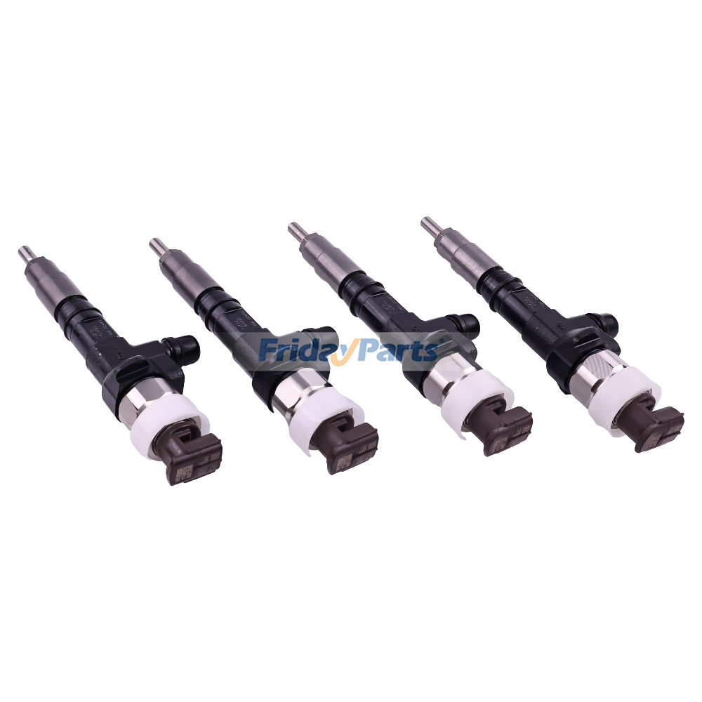 4 Pieces Fuel Injector 1J770-53050 1J770-53070 1J770-53074 1J770-53051 295050-1980 for Kubota Engine V3307-CR-TE4 V3307 Tier 4