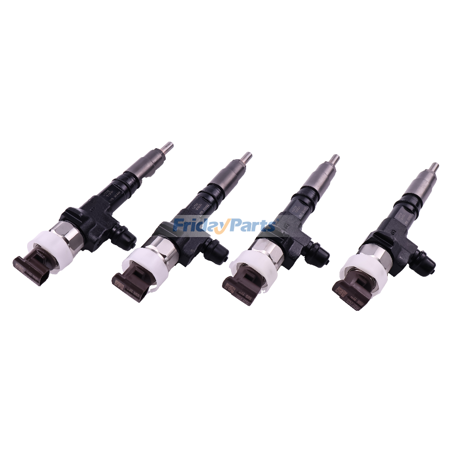 4 Pieces Fuel Injector 1J770-53050 1J770-53070 1J770-53074 1J770-53051 295050-1980 for Kubota Engine V3307-CR-TE4 V3307 Tier 4