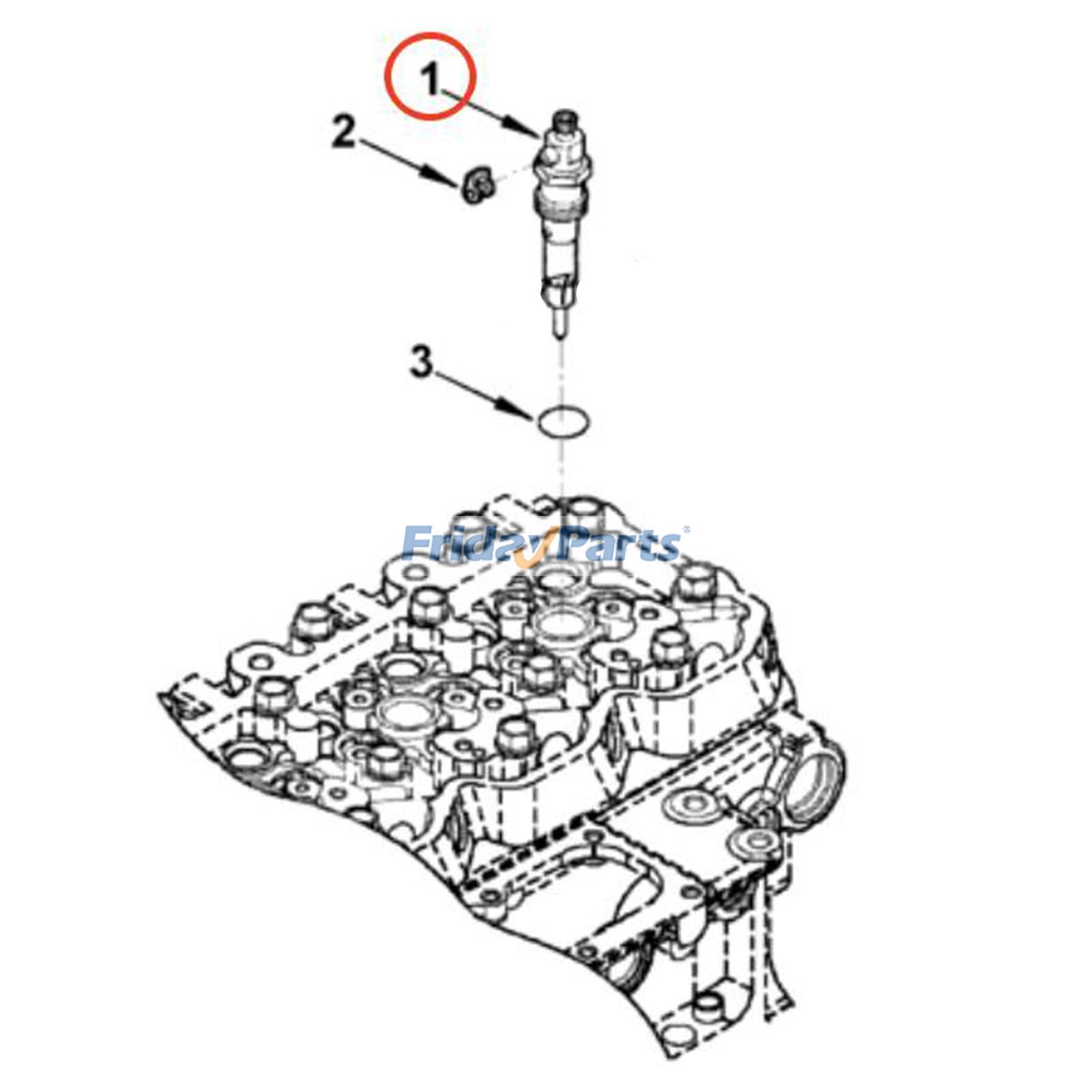 Fuel Injector for Engine,Excavator,Loader
