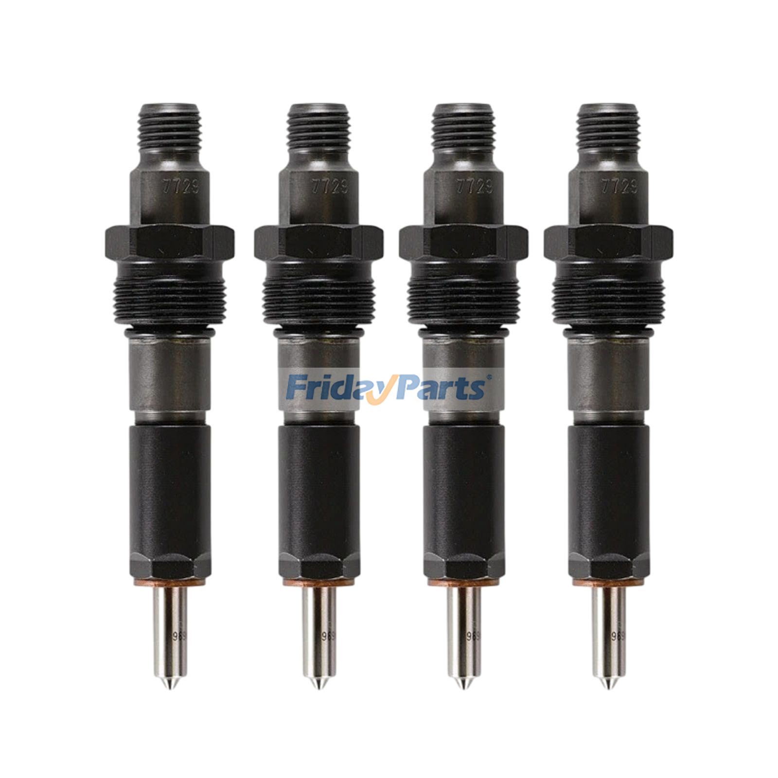 4 Pieces Fuel Injector 3957729 for Cummins Engine 4B3.9 ISB6.7 ISBE4 Hyundai Excavator R140W7 Loader HL730TM7