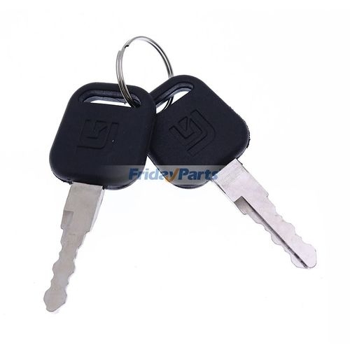 4 Pieces Ignition Keys 34B0557 for Liugong Excavator and Heavy Equipment