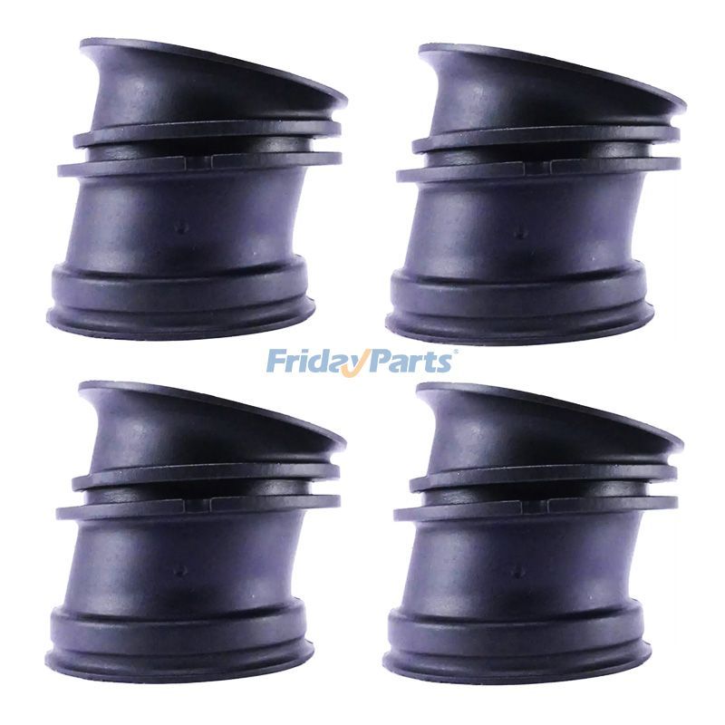 4ピース インテークコネクタ 14073-1211 カワサキ オートバイ 1985-1987 ZX600 Ninja 600R 2001-2003 ZR-7S用