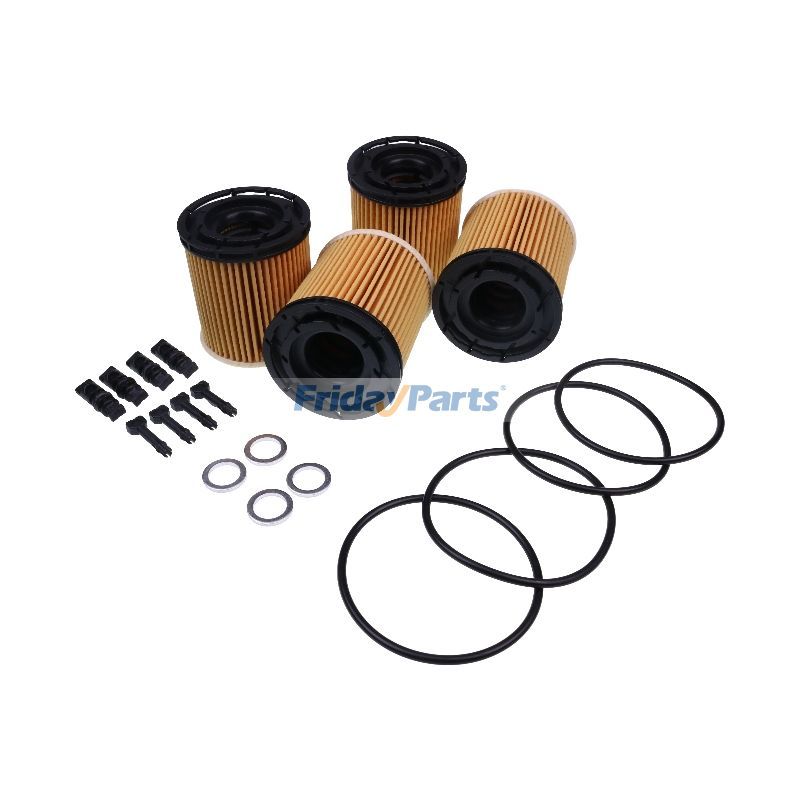 4 stück Öl Filter Pack mit Dichtungen 26350-2M000 für Hyundai Elantra Kona Santa Fe Tucson Venue Accent Kia K5 Rio Seltos Sorento Sportage