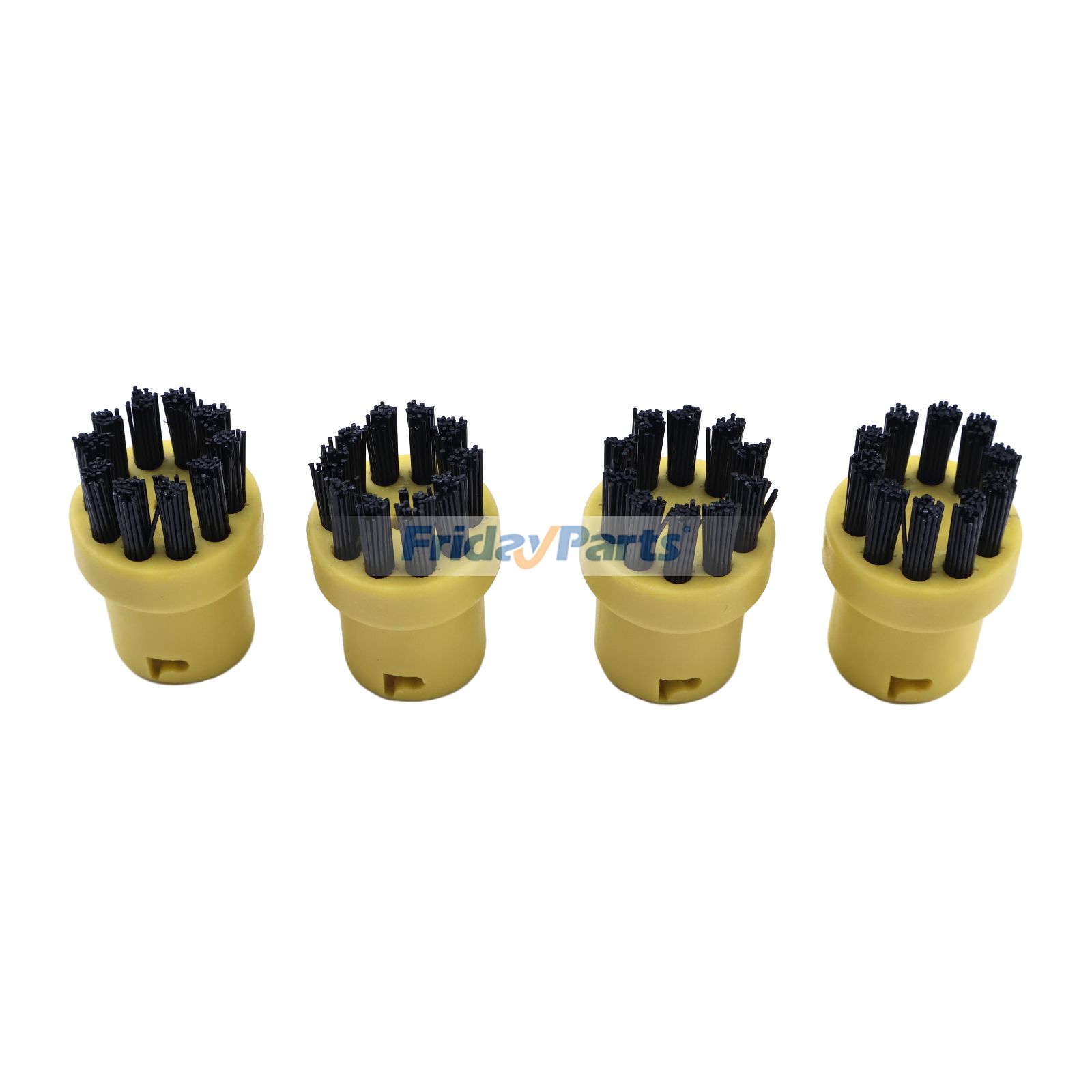 4 Pieces Round Brush 2.863-264.0 for Karcher Steam Cleaner SC1 SC2 SC3 SC4 SC5