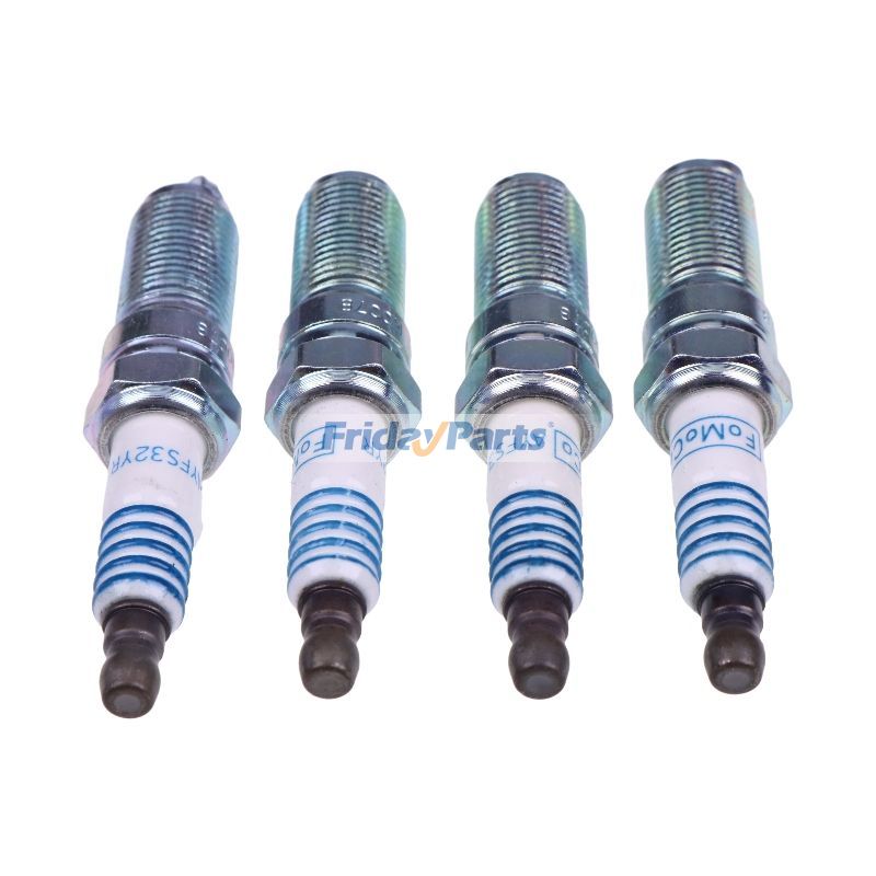 4 bujías CYFS-12Y-2 SP-537 para Ford Edge, Escape, Explorer, Focus, Fusion, Mustang, Taurus, Lincoln, Continental, MKC, MKT, MKX, MKZ de FridayParts