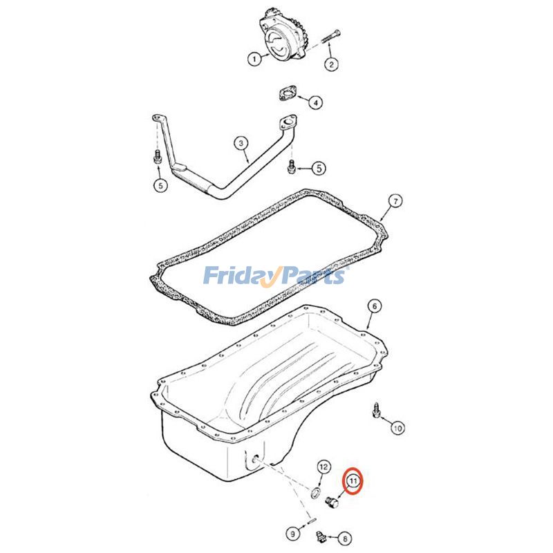 Threaded Plug for Dozer,Engine,Loader,Off-Road Truck,Tractor