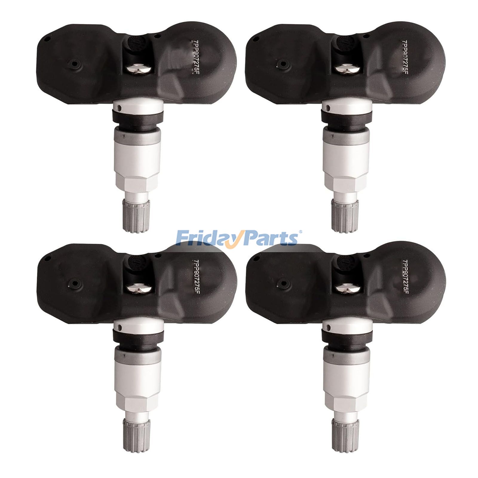 4 Pieces Tire Pressure Monitoring Sensor 7PP907275F for 2002-2018 Audi A4 Q7 A6 S4 Porsche Cayenne