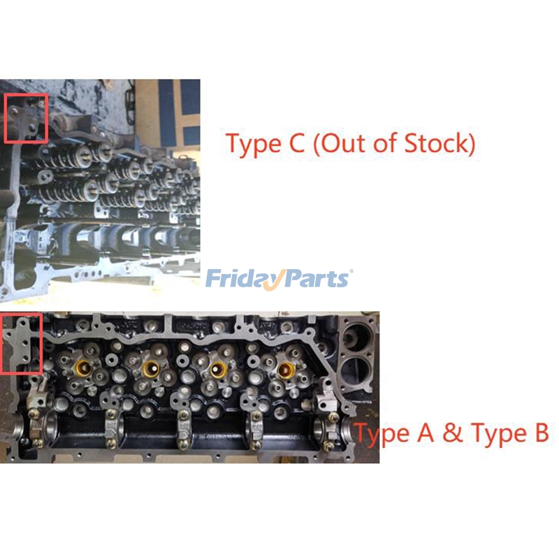 Kompletter Zylinderkopf mit vollständigem Dichtungssatz JCB JS175W JS190Wfür Motor,Bagger