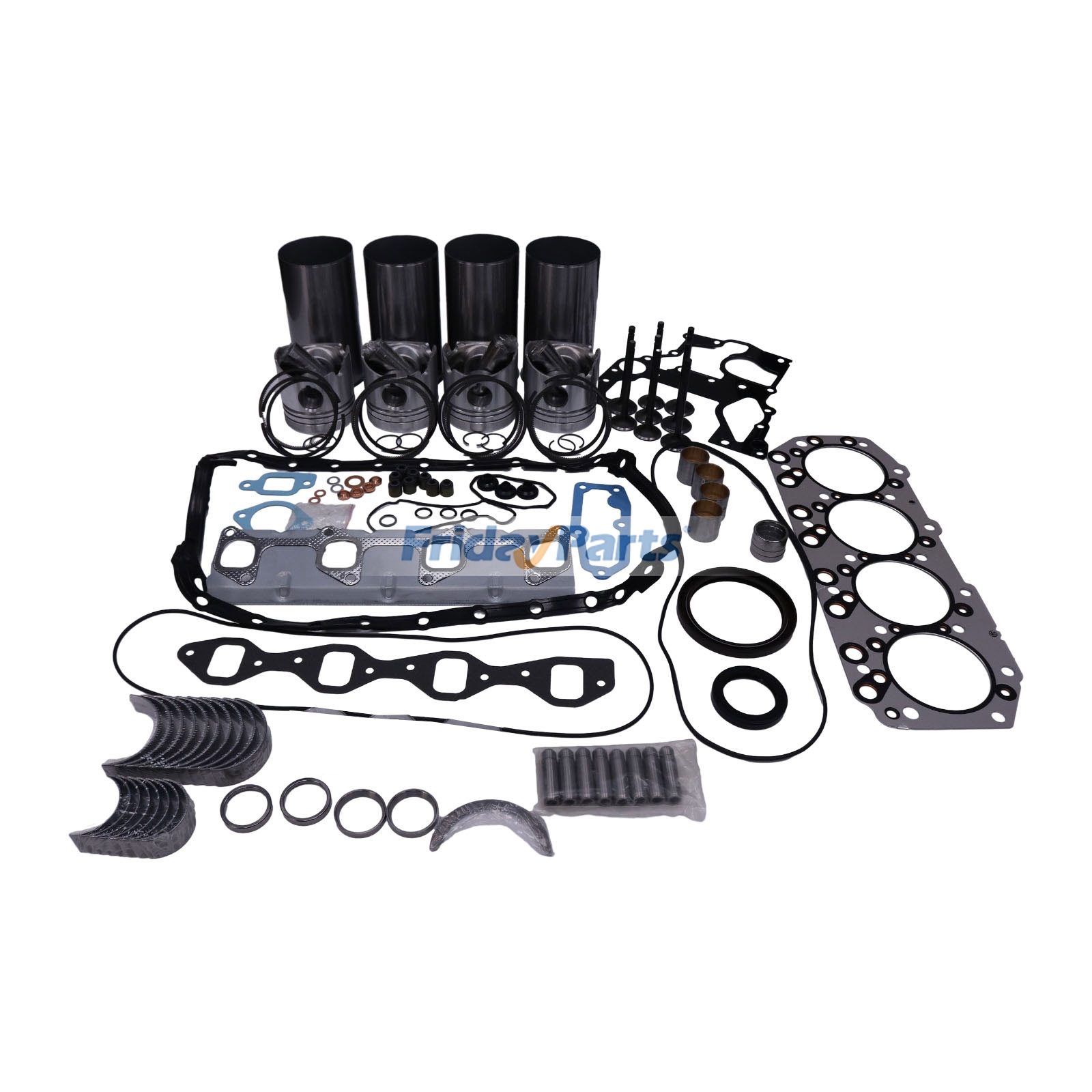 Overhaul Rebuild Kit for Isuzu 4JB1 4JB1T Engine Bobcat 1213 843 853 960 2060 2070 Loader