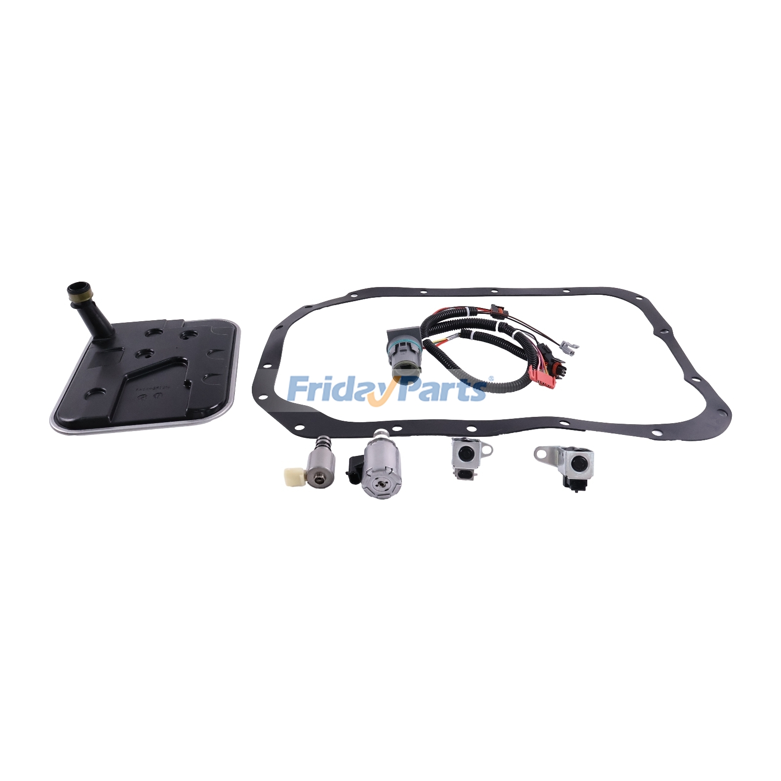 Kit de solenoides de transmisión 4L80E EPC Shift A y B TCC con arnés de cableado interno Para Chevrolet