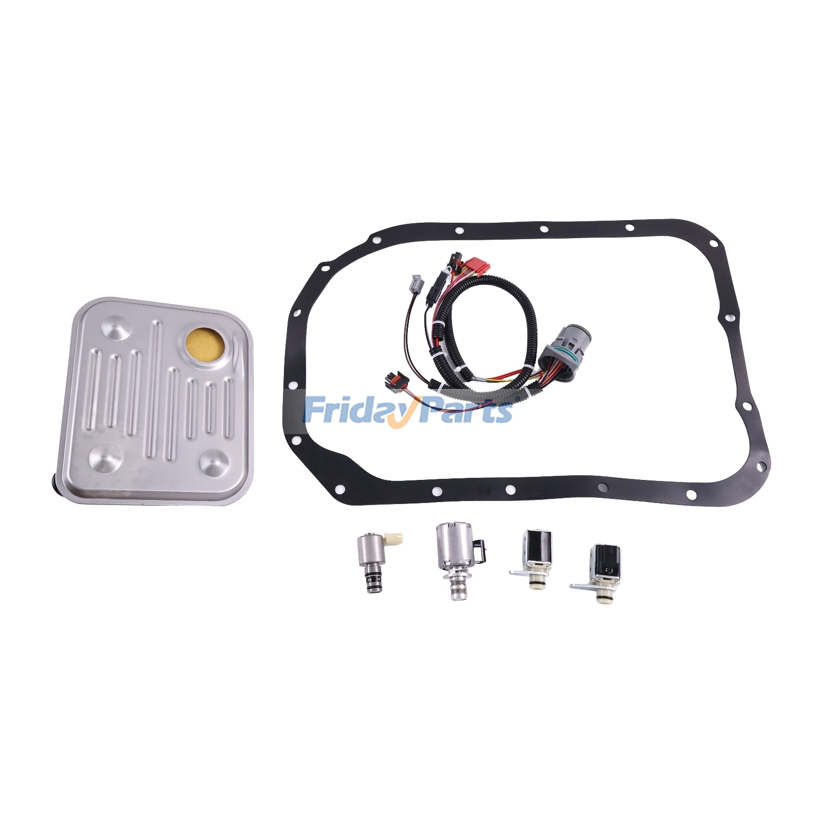 Kit de solenoides de transmisión 4L80E EPC Shift A y B TCC con arnés de cableado interno para Vehículo