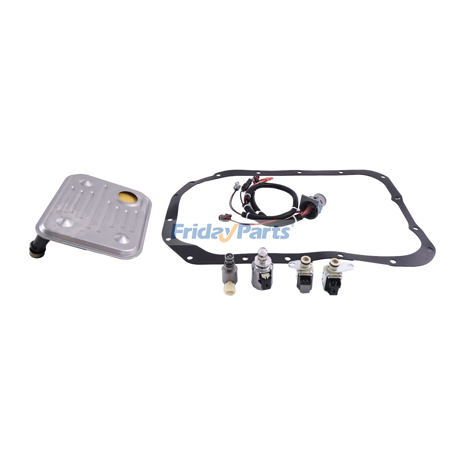 Kit de solenoides de transmisión 4L80E EPC Shift A y B TCC con arnés de cableado interno