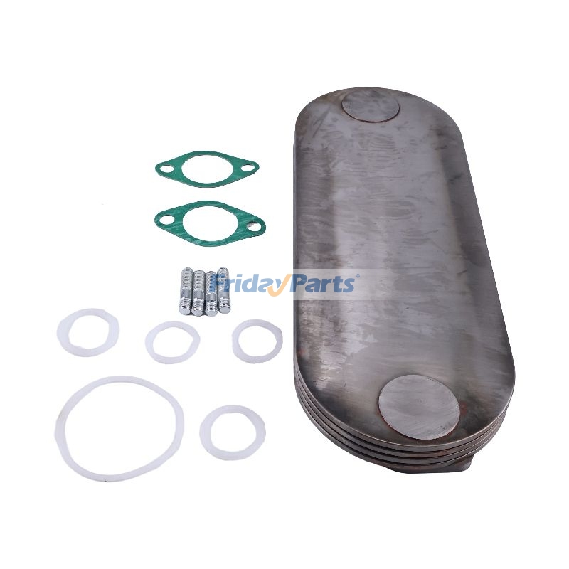 Noyau de refroidisseur d'huile 4P 8973341001 pour moteur Isuzu 4HK1 4HE1 John Deere Excavator 225DLC 220DW 245GLC 230GW 190GW 190DWpourPour JOHN DEERE