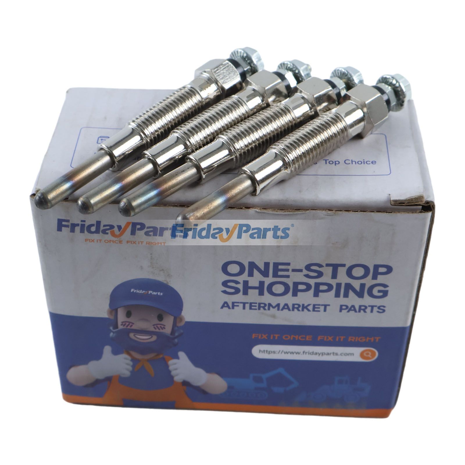 4 bujías incandescentes de 12 V MP10574 MP10304 para motor Perkins 804C-33 804C-33T 804D-33 804D-33T