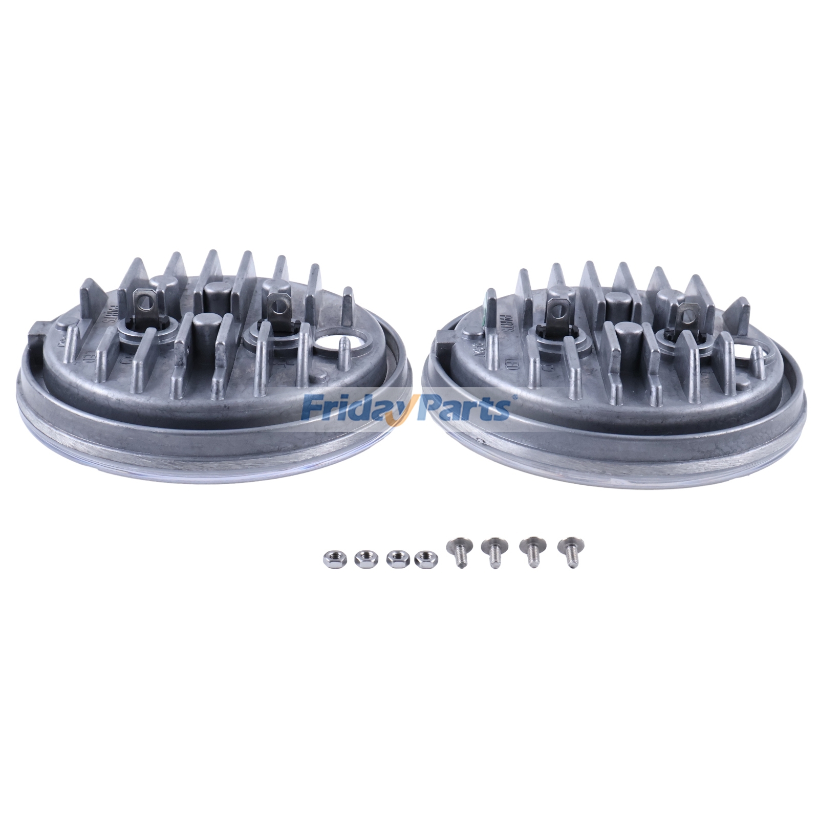 Compra 4 luces de trabajo LED de 4,5" para guardabarros de tractores John Deere 2520 3020 4020 4055 4255 4455 4555 4755 4955 en Fridayparts