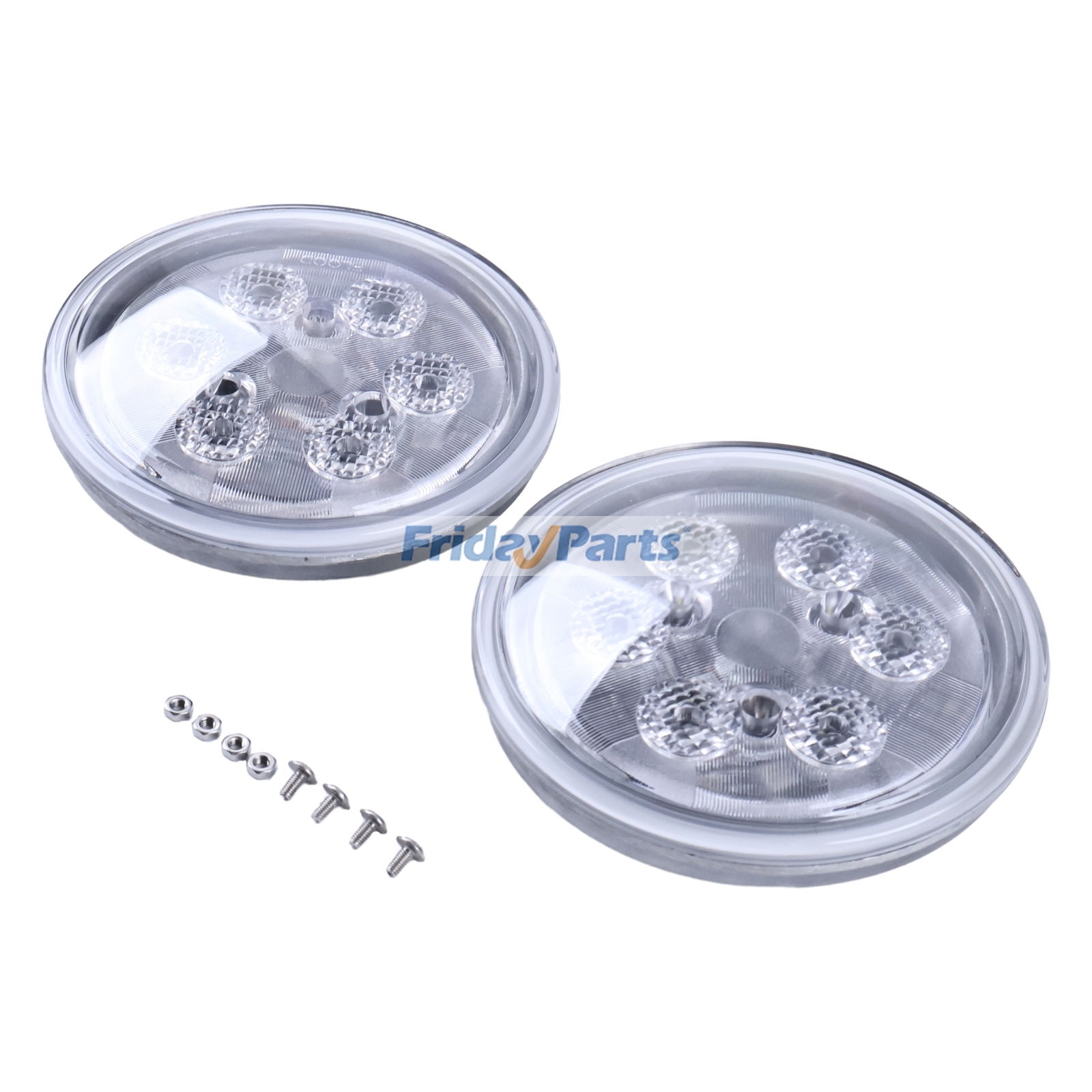 4 luces de trabajo LED de 4,5" para guardabarros de tractores John Deere 2520 3020 4020 4055 4255 4455 4555 4755 4955 para Tractor Para JOHN DEERE FridayParts