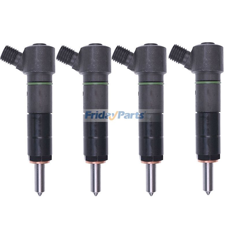 4 inyectores de combustible RE529390 para motor John Deere 4024 5030 Tractor 520 4720 5030 5065M 5075M