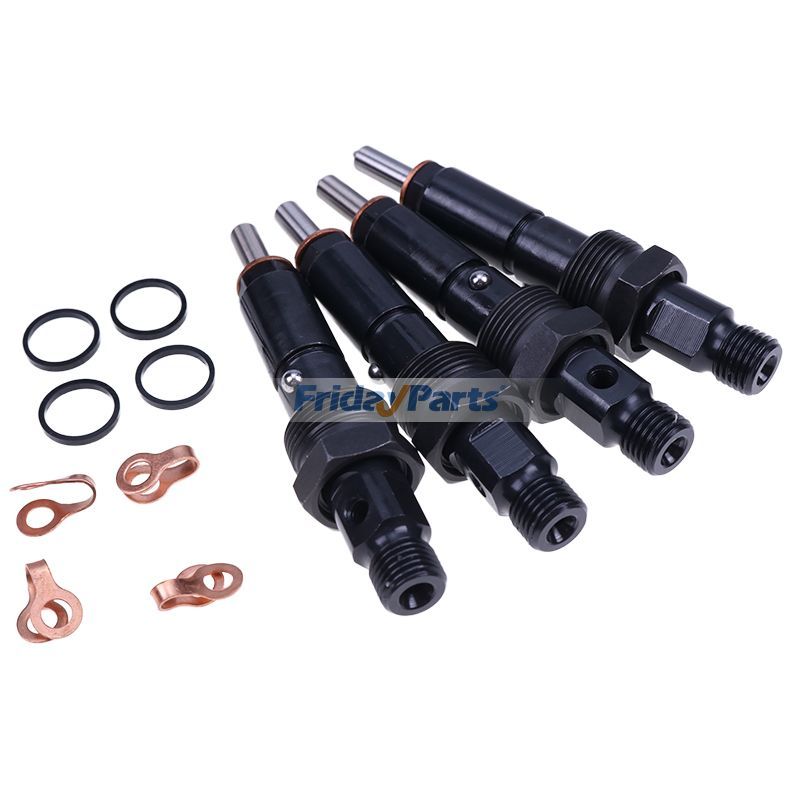Trator de Esteiras,Motor,Carregadora ,Manipulador Telescópico,Trator Para CASE,Para New Holland - Injetor de combustível 4Pcs 2852869 para motor CASE PX85 New Holland F4GE0454E D666
