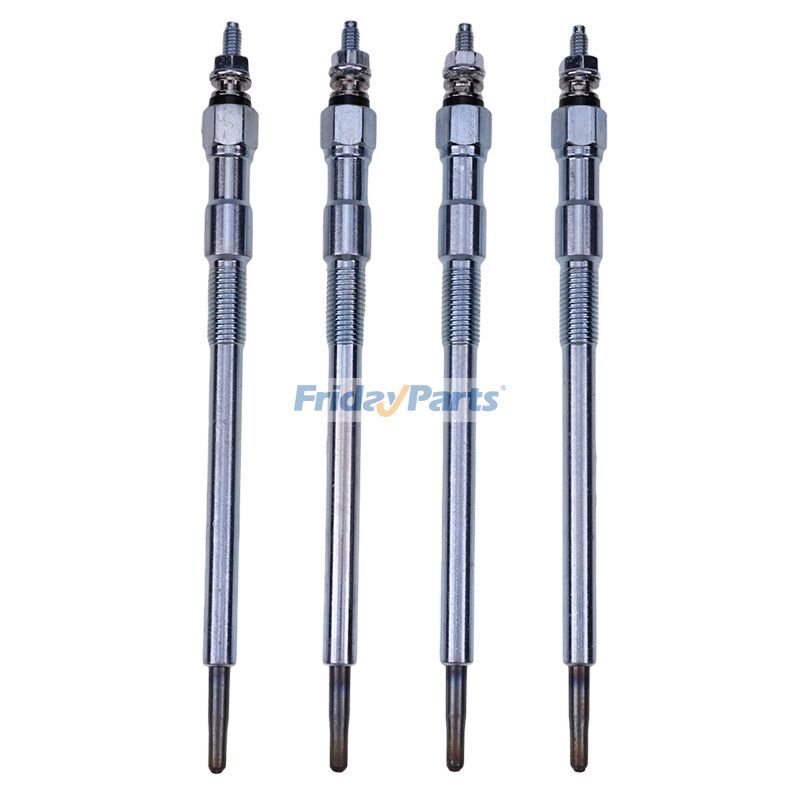 Bougie de préchauffage 4 pièces 1G777-65510 pour moteur Kubota V3300 V3300-E V3300-T V3307 DI V3007 DI excavatrice KX080-3T KX080-4 KX080-4S2pourPour KUBOTA