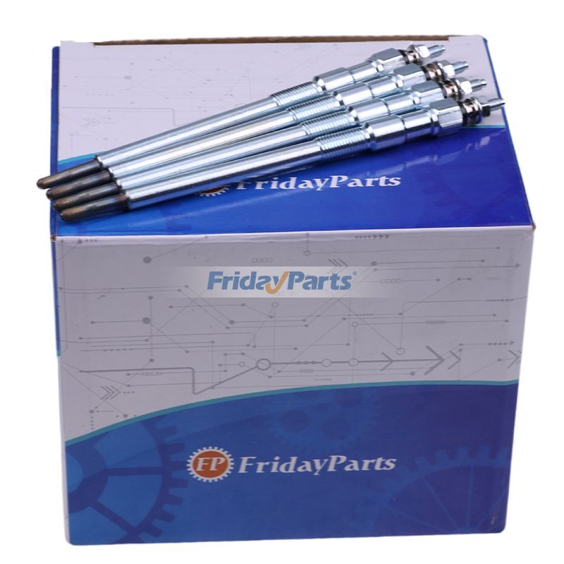 4 bujías incandescentes 7008447 para motor Kubota V3307 V3307-DI Bobcat Loader S630 S650 T630 T650