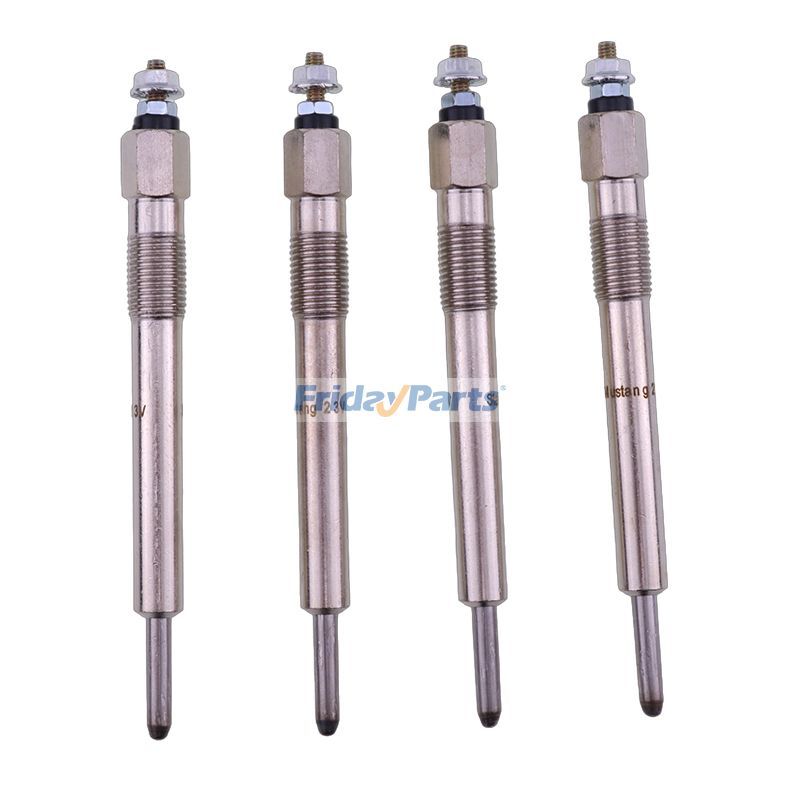 4Pcs Glow Plug VI1825130431 VI9825139287 for Isuzu Engine 4BD1 Kobelco Excavator SK60 SK120 SK100 SK150LC SK200SR SK200SRLC