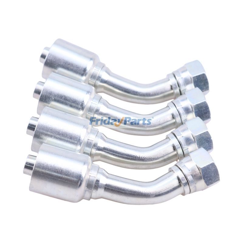 Parker用用パーカー用 1/2" メス JIC スイベル スレッド付き油圧ホース フィッティング 4 個 13743-8-8