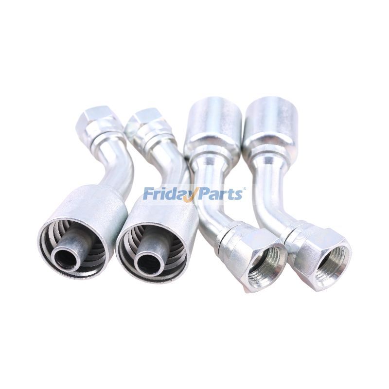 4PCS Hydraulic Hose Fitting With 1/2" Female JIC Swivel Threads 13743-8-8 for Parker